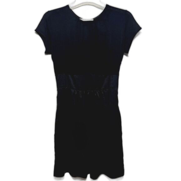 Susana Monaco Dress Basic Black Sleeveless Career Work Minimal Women sz Small - Picture 1 of 8